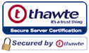 Secured by Thawte